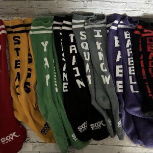 Lot Of 7 Sox Box Women's Active Socks One Size Fits All